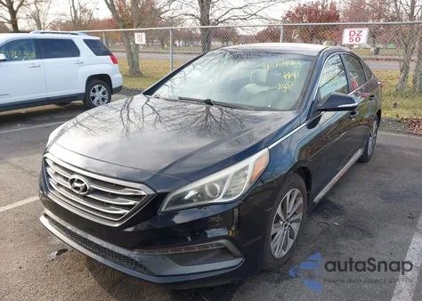 2015 Hyundai Sonata Sport из США, поврежденный, VIN 5NPE34AF0FH187467